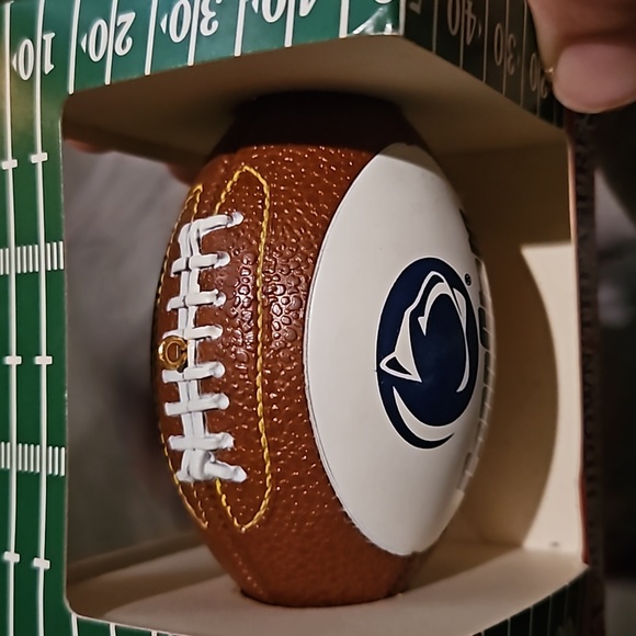 Vintage Touchdown Treasures Collectible Penn State Football Ornament - Picture 3 of 3